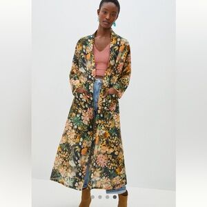 NWT ELLA for Anthropologie floral kimono